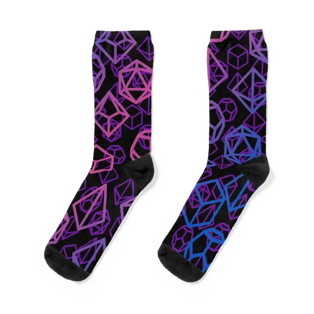 

D20 Dice: Purple Socks aesthetic valentine gift ideas gifts designer Socks Male Women's