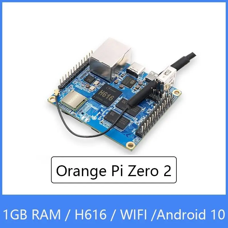 

2022. Orange Pi Zero 2 1GB RAM with Allwinner H616 Chip,Support BT, Wif ,Run Android 10,Ubuntu,Debian OS Single Board linux