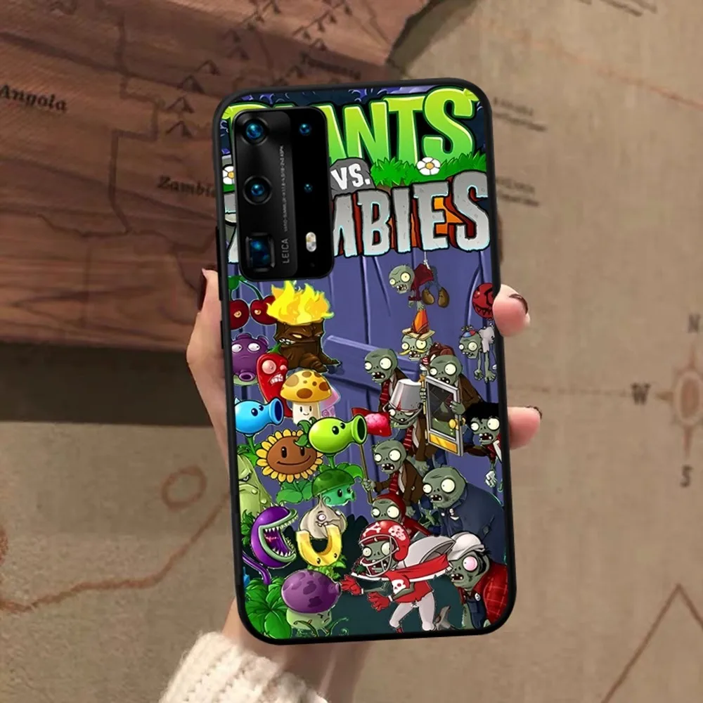 Game Plants Vs Z-Zombies Phone Case For Huawei P 8 9 10 20 30 40 50 Pro Lite Psmart Honor 10 lite 70 Mate 20lite