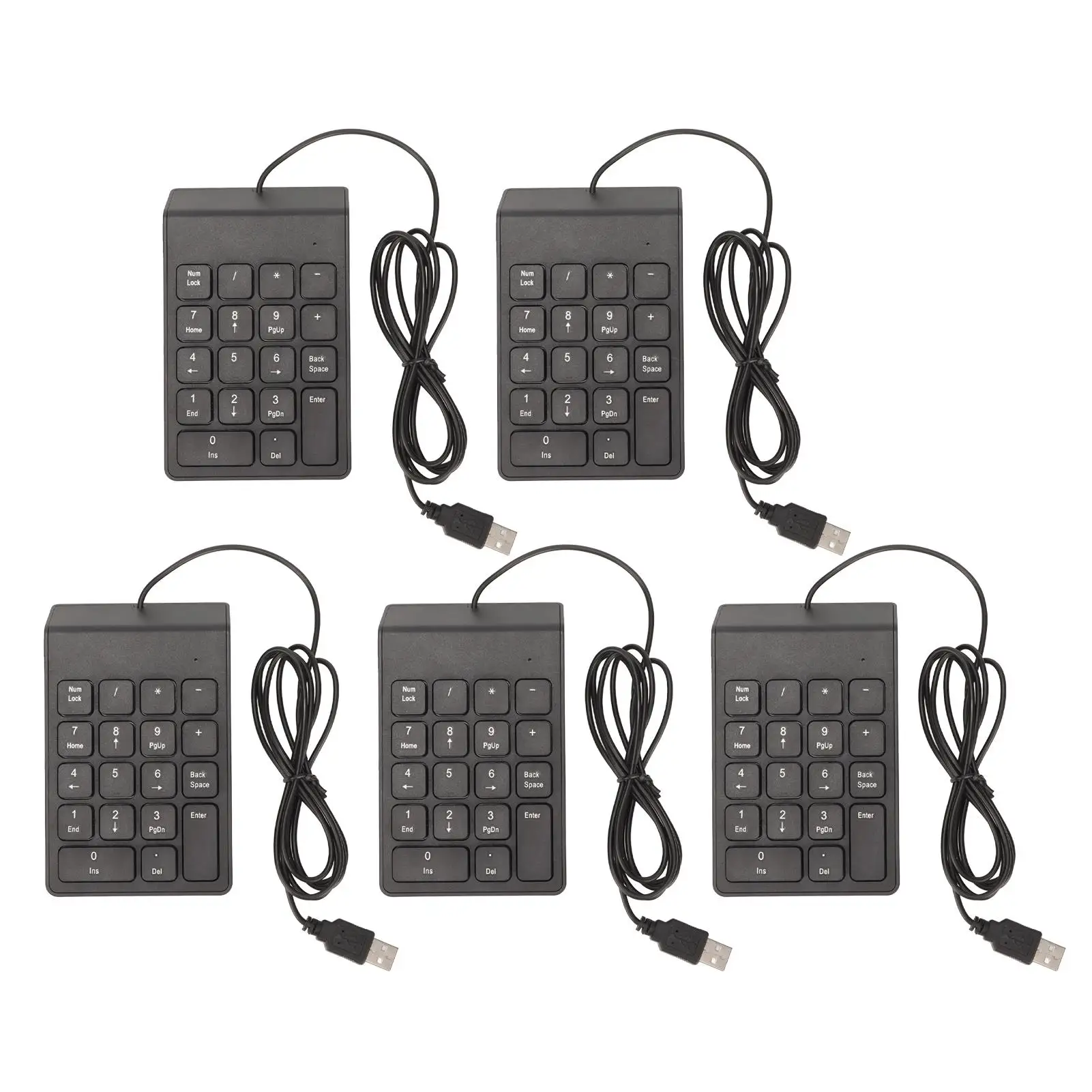 18-Key Wired USB Numeric Keypad - Ergonomic, Quiet Typing Mini Number Pad for pc & Laptop - Hot Sale