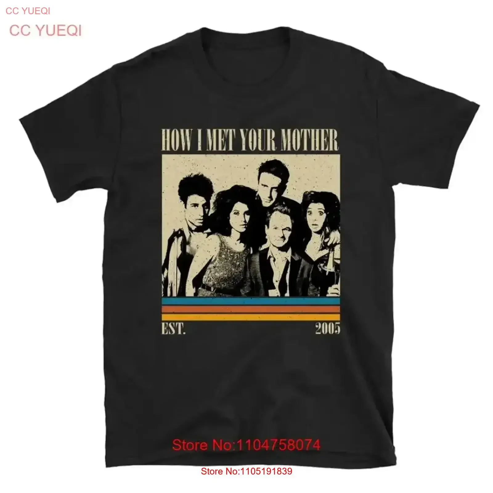 كيف قابلت والدتك تي شيرت مسلسل تلفزيوني فيلم S 5XL عتيق مغسول أنيق مصمم ملابس مريحة موضة ناعمة عتيقة