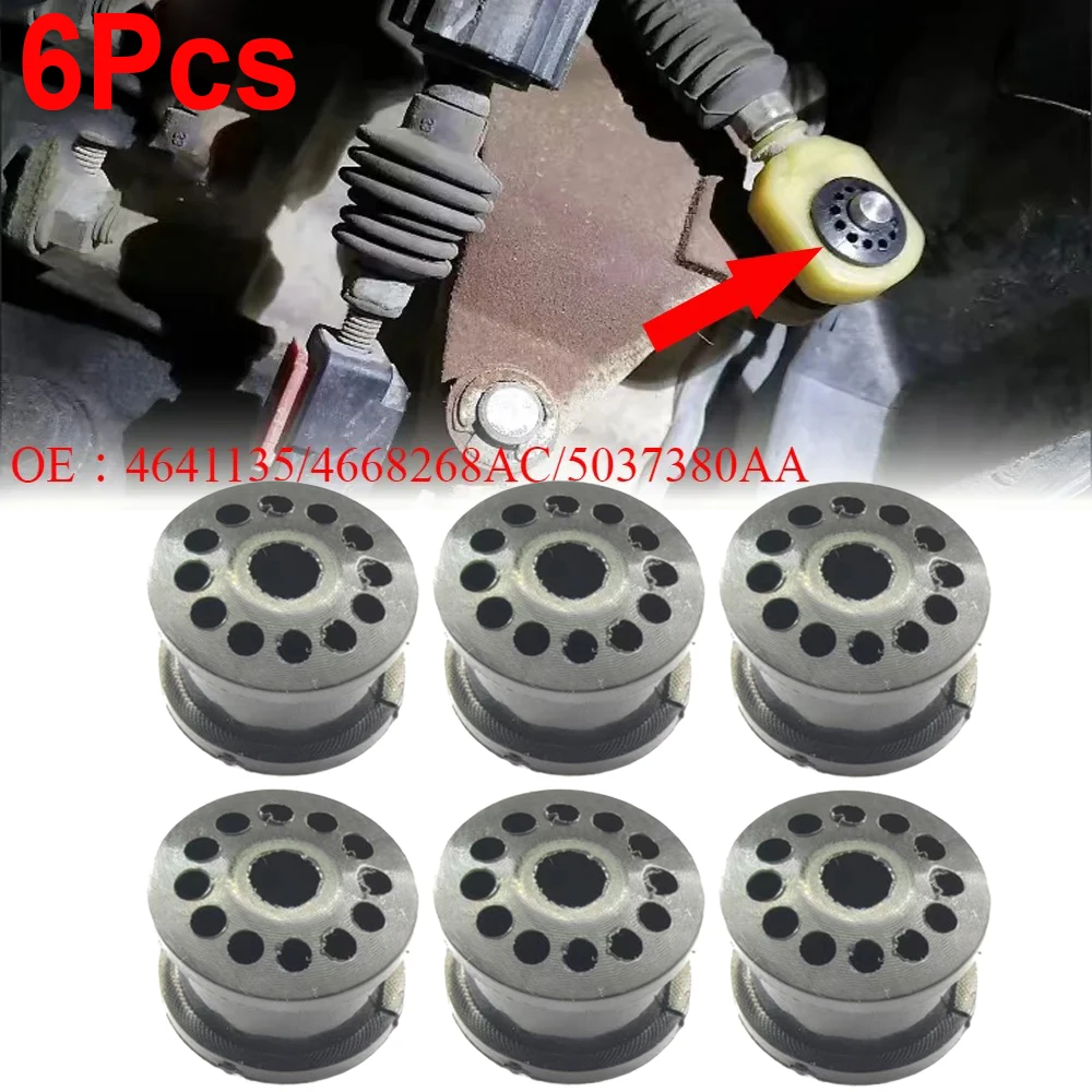 6 قطعة مجموعة جلبة كابل ربط التحول لكرايسلر فوياجر نيون Pt كروزر لفورد فوكس فييستا قطع غيار السيارات السوداء