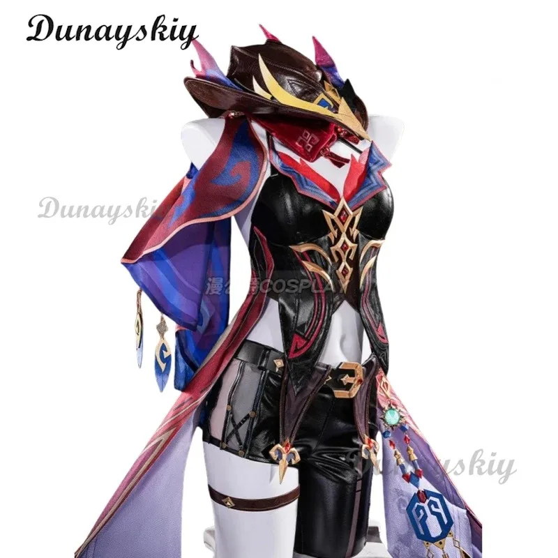 Chasca Costume Cosplay Parrucca Gioco Genshin Impact【XS-2XL】Donna Halloween Natale Abito Natlan Cappello Puntelli Personalizzati
