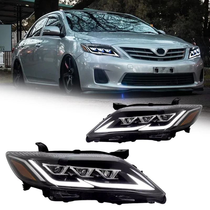 

TYPY Car Lights For Toyota Camry US Version Headlight 2009-2011 LED Projetor head Lamp Daytime Running Light Auto Accessories