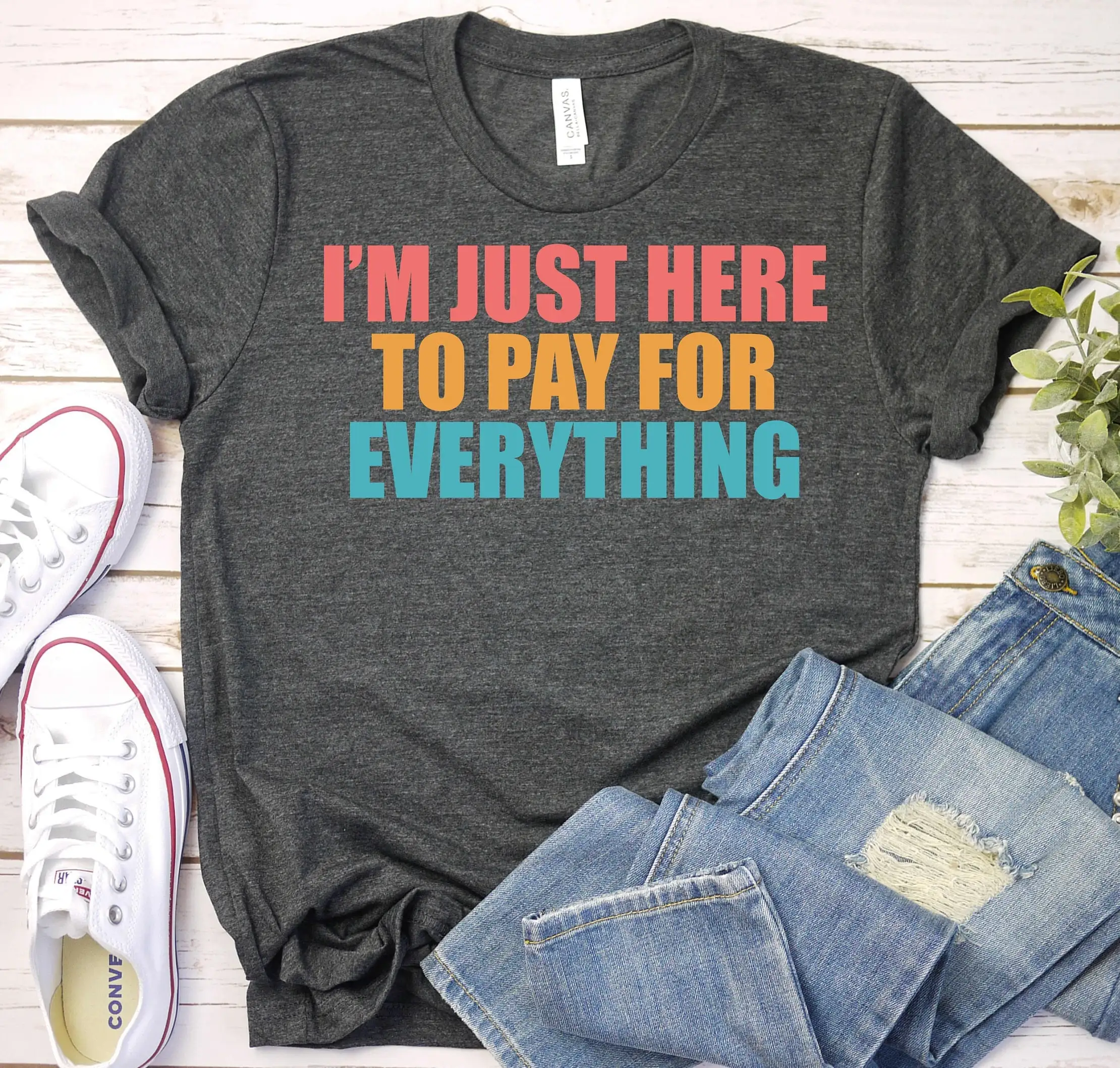 Funny Dad T Shirt Father'S Day Family Vacation Party Husband Pay For Everything