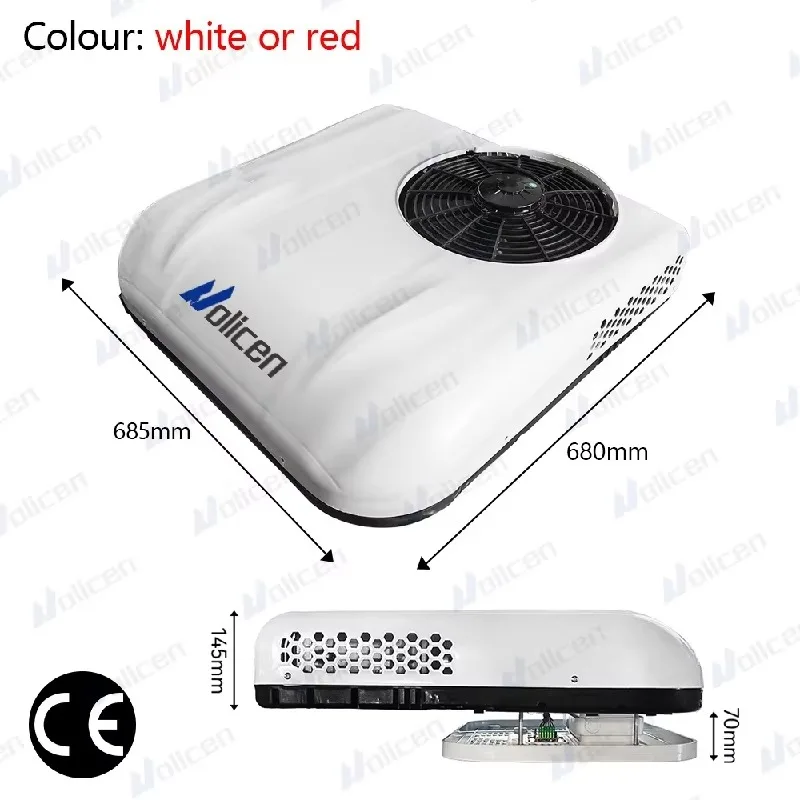 Top Other 12v 24v RV Roof Top Car Air Conditioner 12 Volt Auto Parking AC for Truck Parking for Cars and Trucks