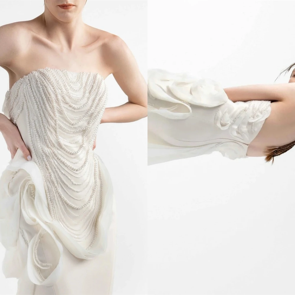 Robe de soirée de luxe personnalisée en Jersey, col bateau, sirène délicate, robes de bal, tempérament, traîne de balayage, robes d'occasion spéciale