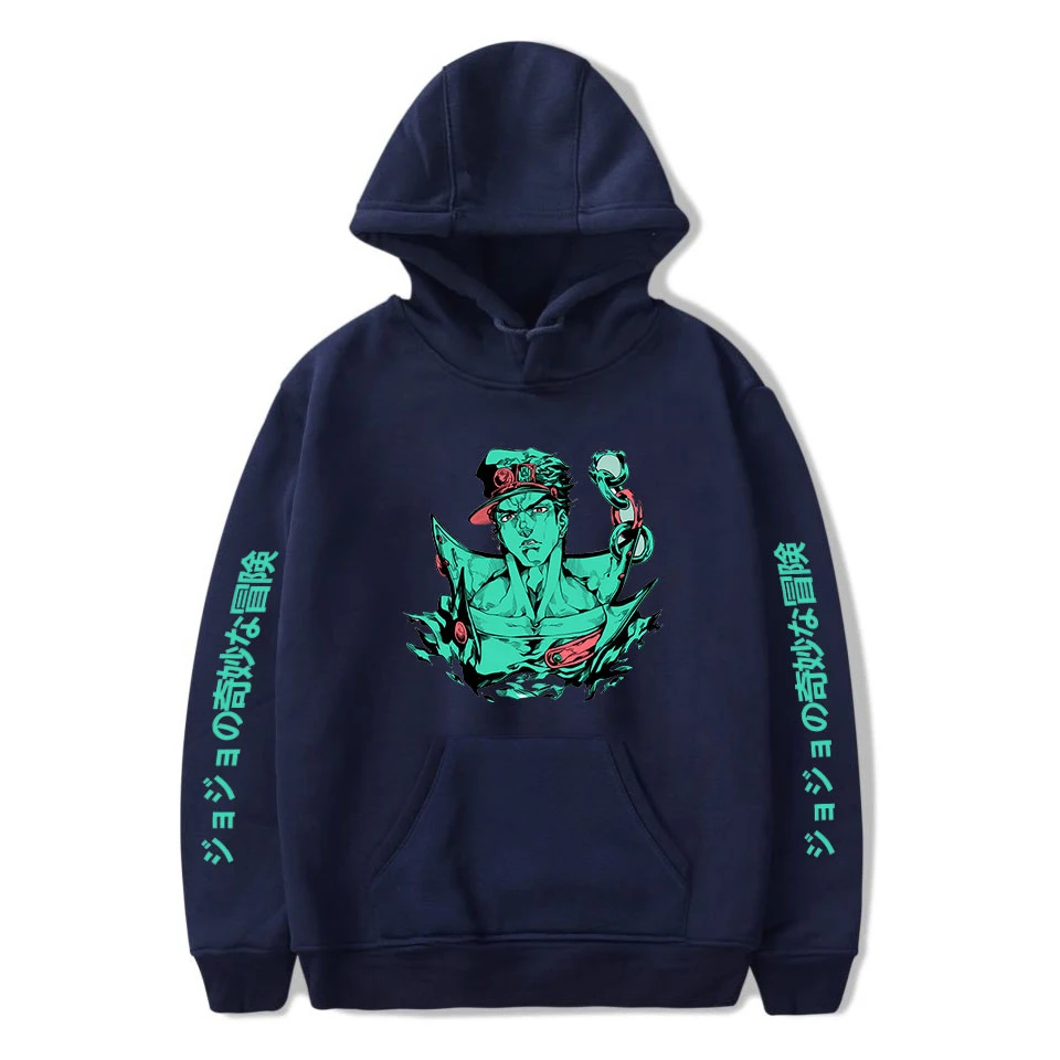 JOJO Bizarre Adventure Hoodie Unisex Tracksuit Women Men's Hoodies Harajuku Streetwear Japanese Style Clothes Plus Size