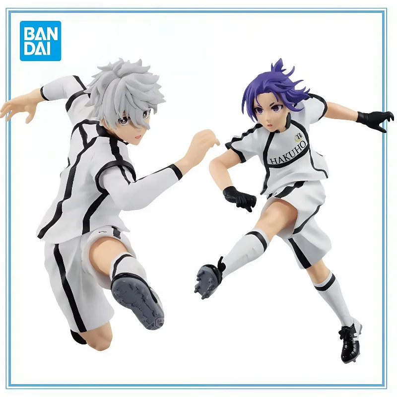 

BANDAI в наличии, оригинальный BANPRESTO Blue Lock, фильм EPISODE Nagi Seishiro Nagi Reo Mikage, фигурка аниме, мультяшные подарки, игрушки