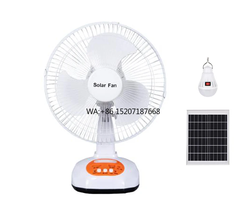 

YL/FS-628 Portable Silent Rechargeable 9V DC Solar Fan with 3W Single Crystal Silicon Solar Panel and Nightlight