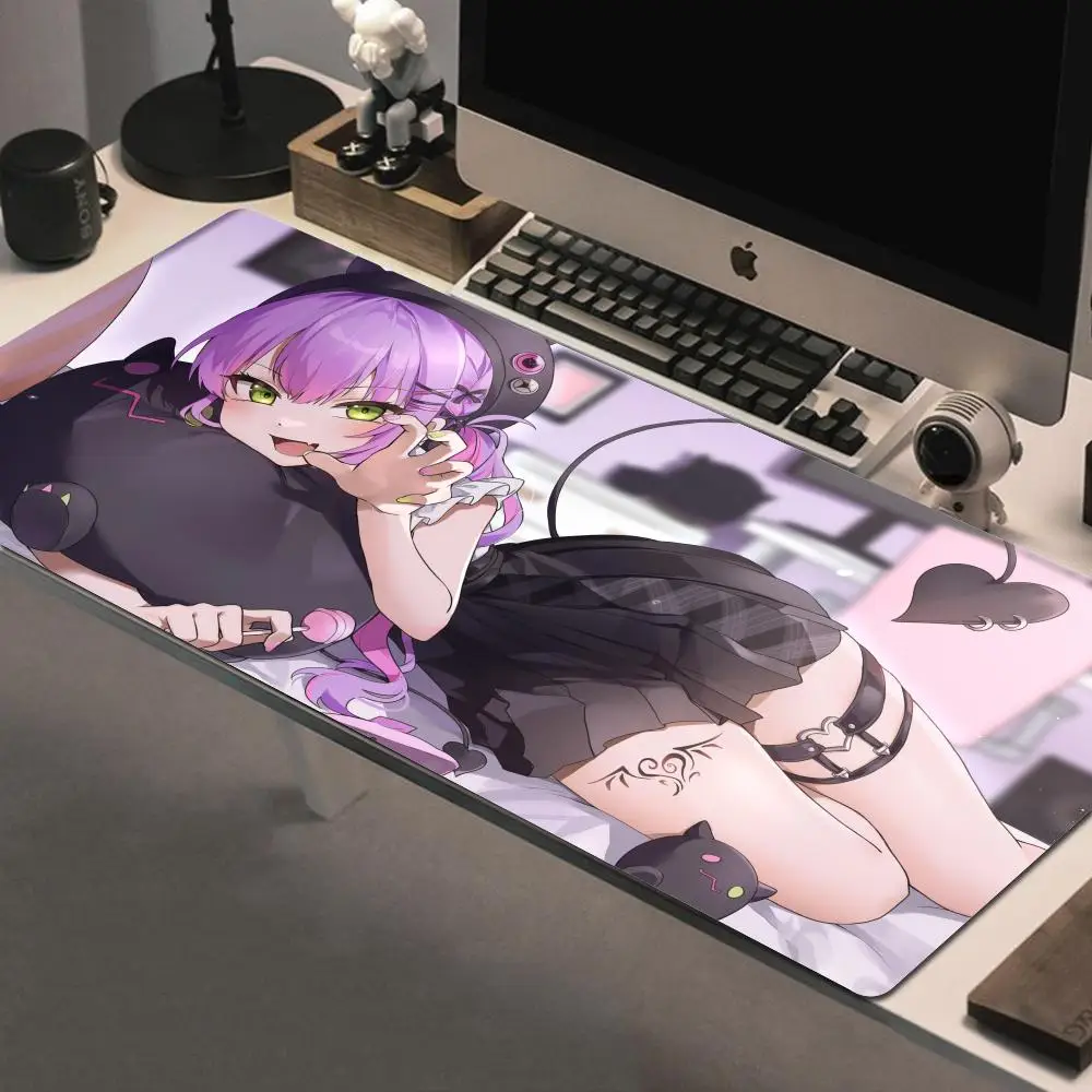 

Anime Girl Tokoyami Towa Virtual Idol Mousepad Large Gaming Mouse Pad LockEdge Thickened Computer Keyboard Table Desk Mat