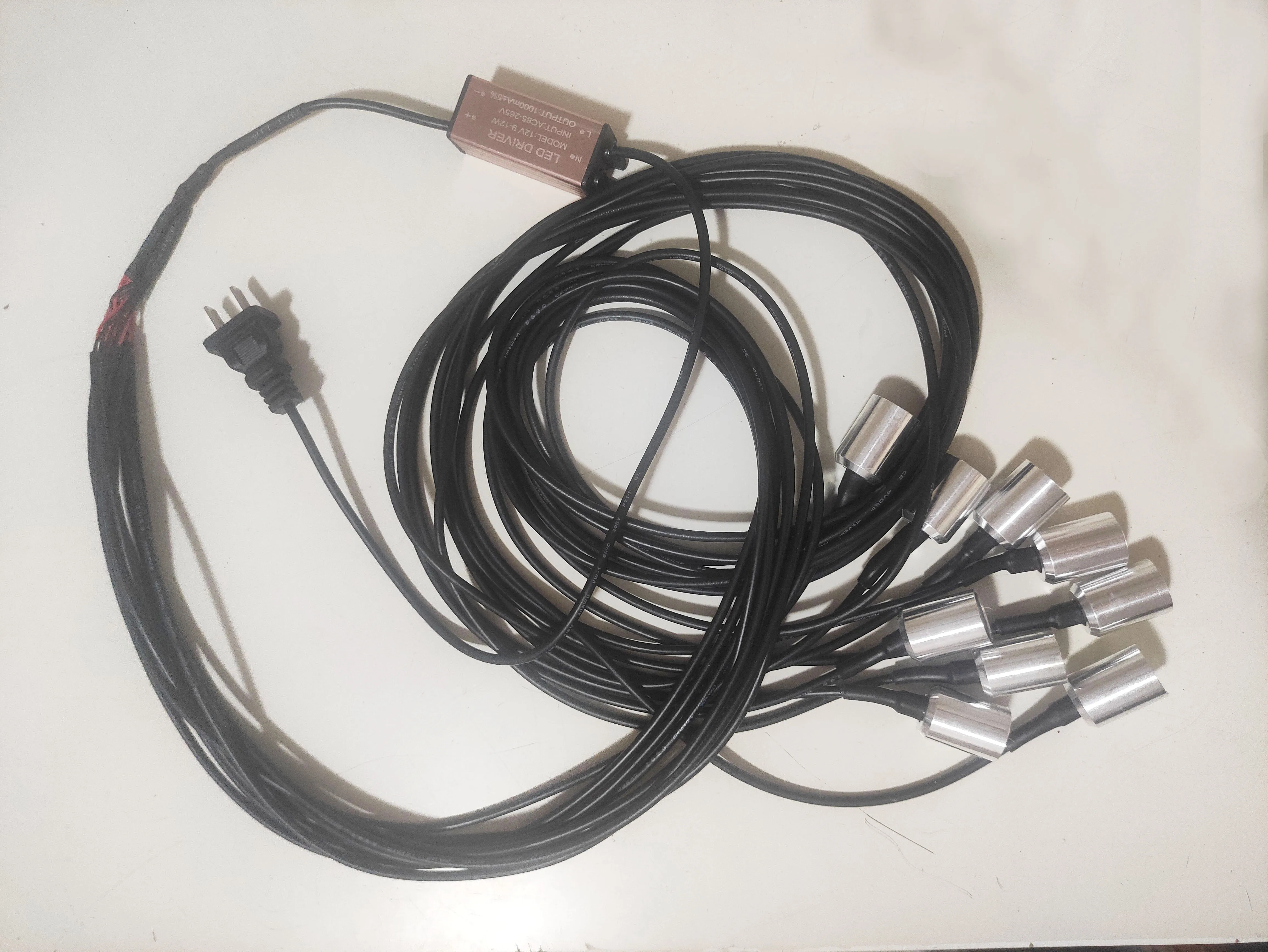 

10pcs 12V Colorful Jellyfish String Lights Outdoor Christmas Fiber Optic Garland for Garden Tree Decorations Party Lighting