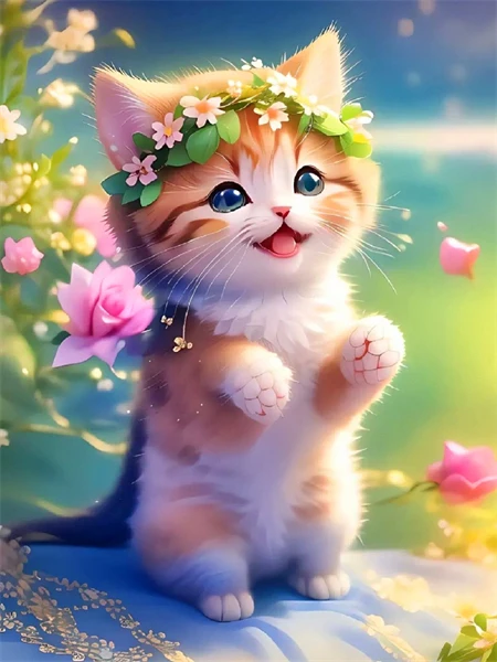 5D ダイヤモンドペインティング 動物 フクロウ 猫 虎 ウサギ