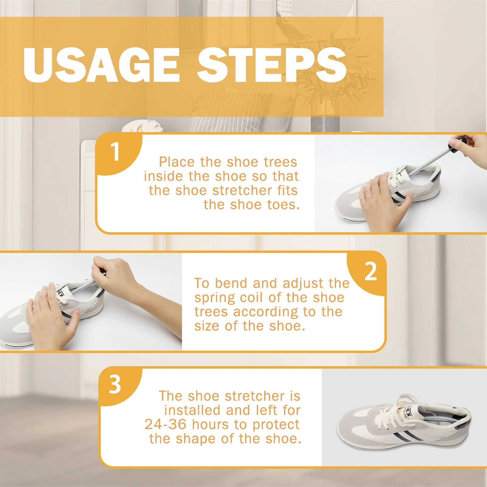 10 個実用的なシューズツリーストレッチャーシューズストレッチャー靴調節可能なプラスチック靴オーガナイザーブーツホルダー男性/女性ブーツホルダー