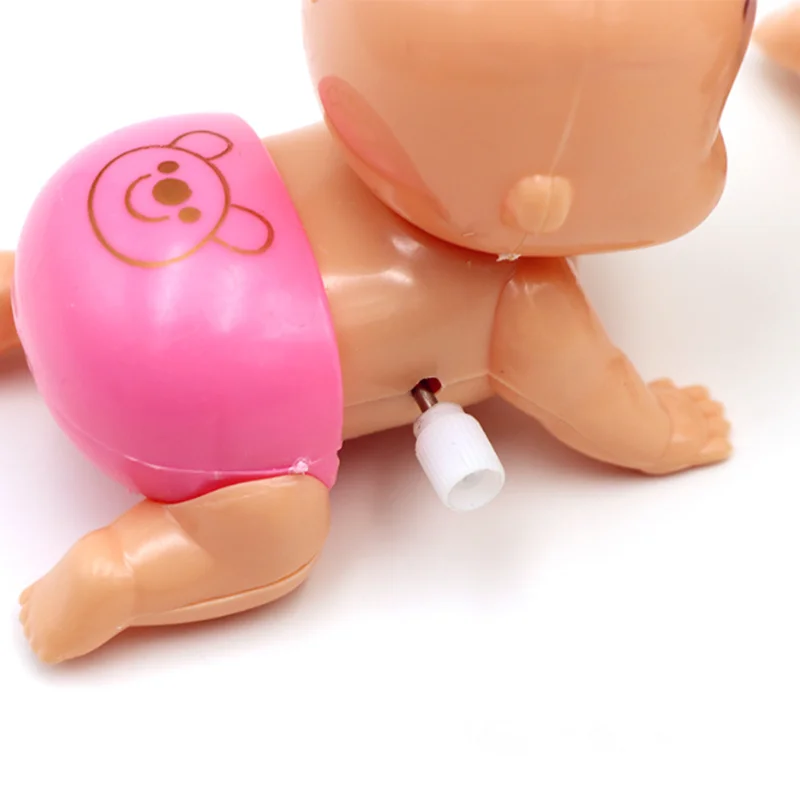 Cute Cartoon Wind Up Butt Head Shaking Crawling Crawl Clockwork Toy Doll Kid Party Gift For Baby Boy Girl Toys