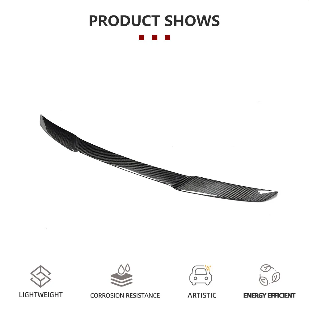 جناح سبويلر خلفي للسيارة BMW X5 G05 X5M F95 2020-2025 ألياف الكربون الخلفي الأوسط سبويلر الجناح الشفاه