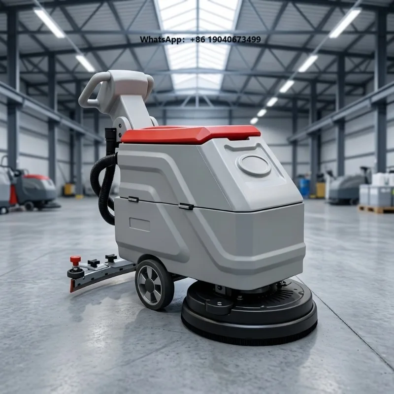Walk-Behind Floor Scrubber High Pressure Cleaning 720mm Cleaning Width Far Exceeds Manual Washing Efficiency FWX