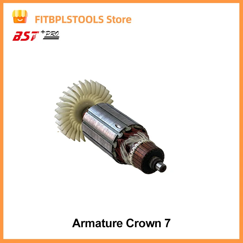 Rotor/armadura adequado para rebarbadora Crown 7 POLEGADAS AC220V-240V