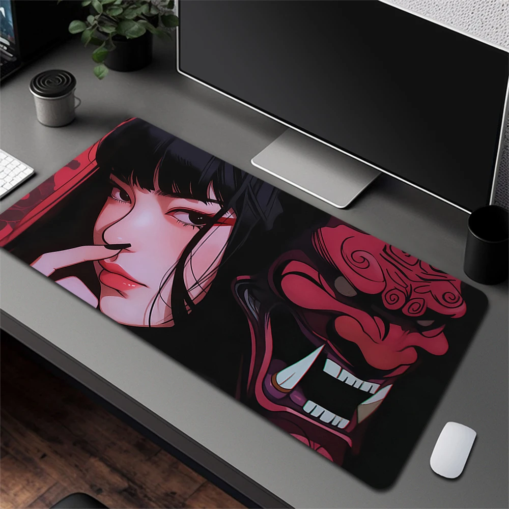 

Large Gaming Mousepad Game Professional Locking Edge Keyboard Mouse Pad Gamer Computer Mouse Mat Anime Desk Mat HD Print Carpet