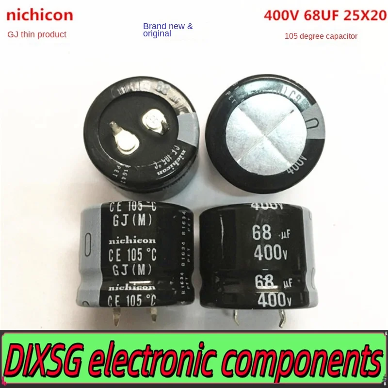 DIXSG (1 шт.) 400V68UF 25X20 Япония Nichicon электролитический конденсатор 68 мкФ 400 В 25*20 GJ 105 градусов