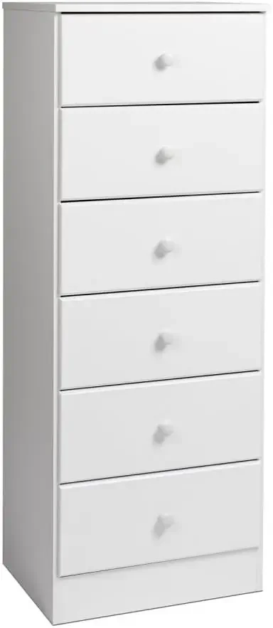 Astrid Tall White Dresser: 16