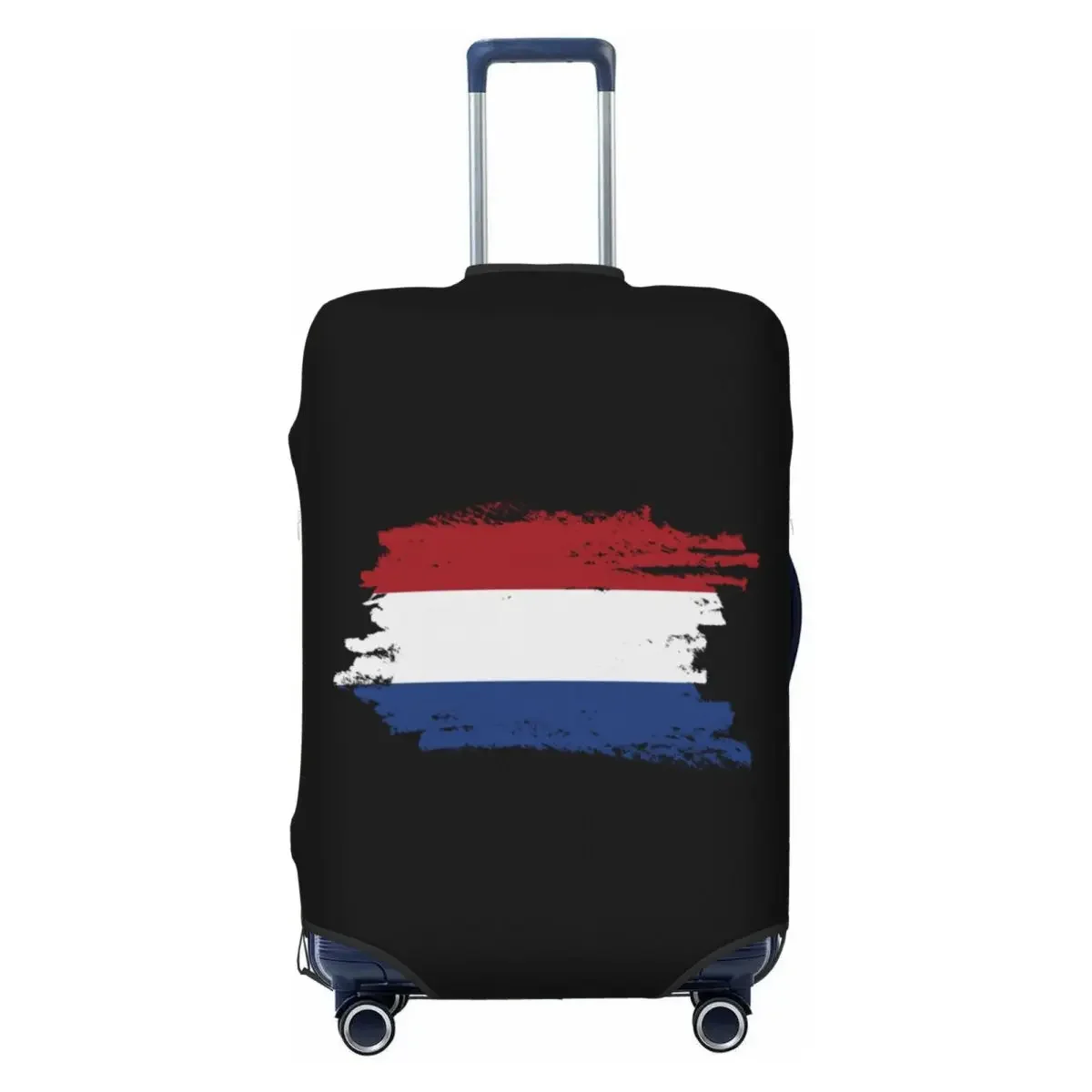 

Custom Dutch Flag Luggage Cover Funny Netherlands Proud Suitcase Protector Covers Suit For 18-32 inch
