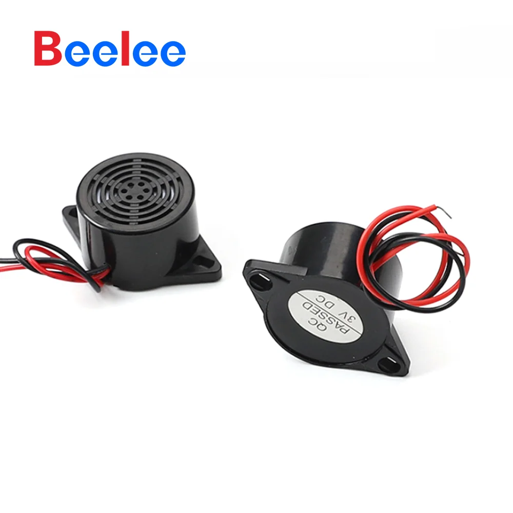 Cicalino meccanico Beelee 75dB da 50 pezzi con cavo 6V 12V 24V