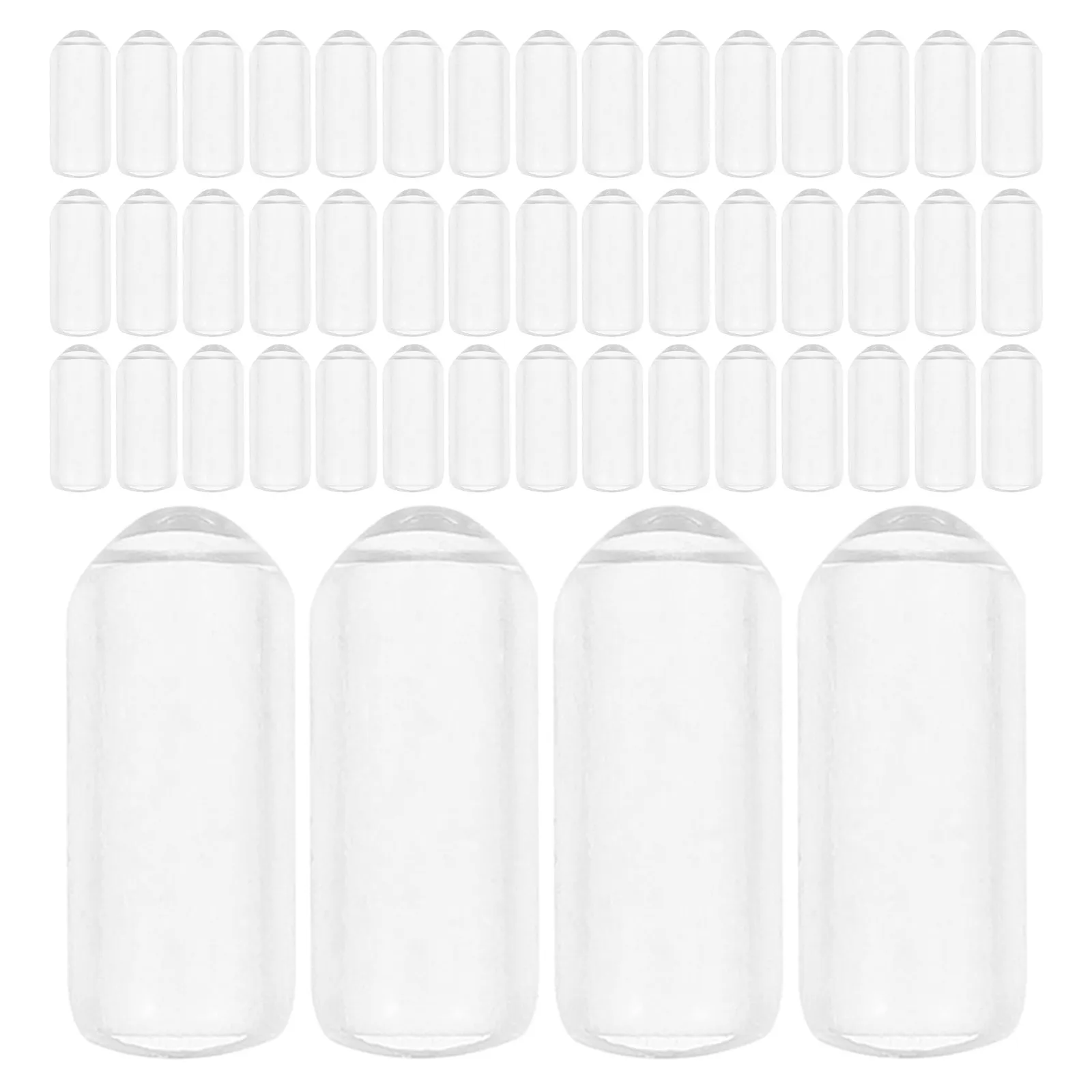 

200 шт. резиновых заглушек для ободков для волос, внутренний диаметр 2,5 мм, мягкие, нескользящие, удобные, для защиты ободков