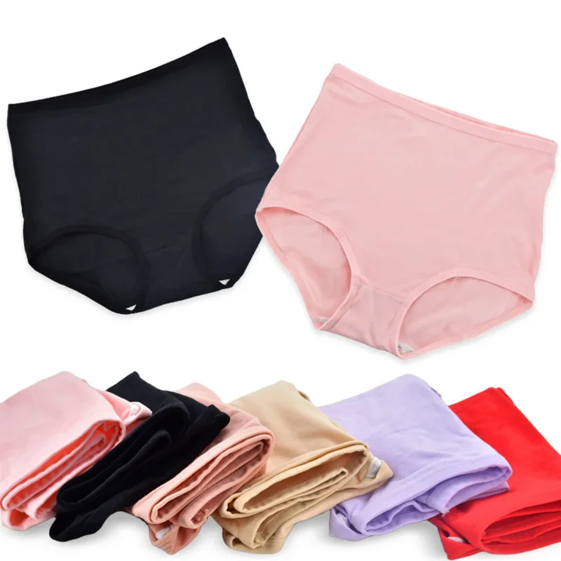 Women Cotton High Waist Panties Soft Breathable Briefs Oversize Underwear Plus Size Lingerie Seamless Ladies Pantyhose Underpant