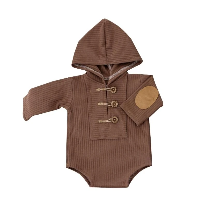 J15U 0-2M ملابس أطفال مصورة هودي سويت شيرت لحديثي الولادة زي صور استوديو الصور #2