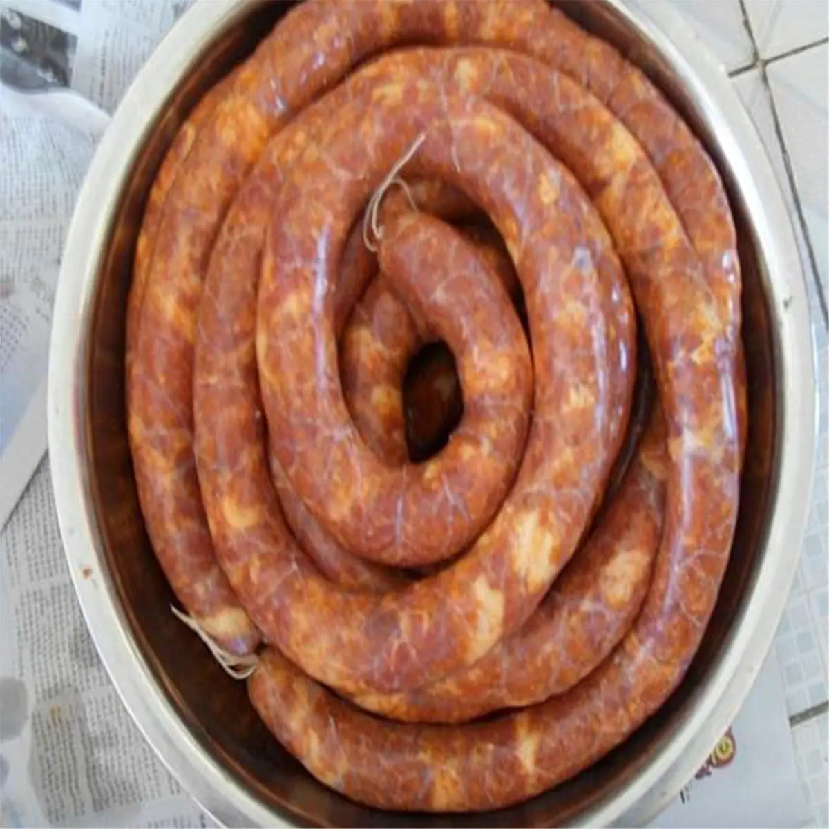 14 Meter dry sausage sleeve, Dry sausage box, 20/26/32mm Caliber, Suitable for homemade sausage and hot dog packaging tools image 4