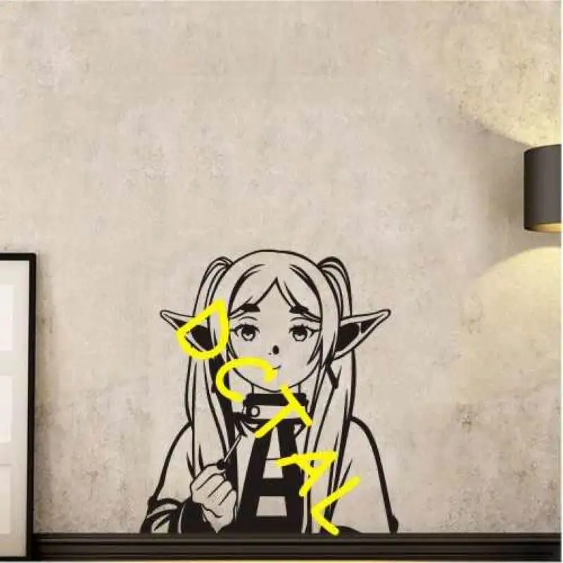 Frieren Wall Decal Anime Car Vinyl Stickers Decor Home Decoration Beyond Journey\'s End