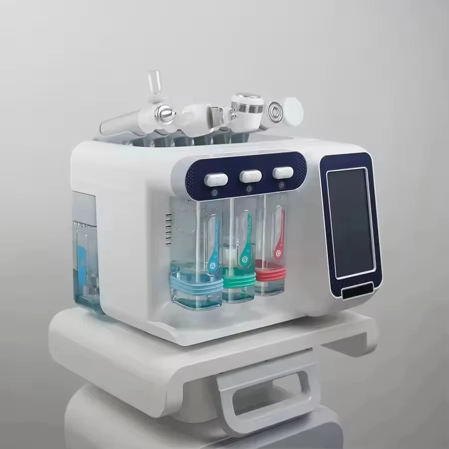 2025 Skin Clean H2O2 موزع مياه الوجه 8 في 1 للعناية بالبشرة ترطيب ترطيب ترقية نموذج للعناية بالوجه