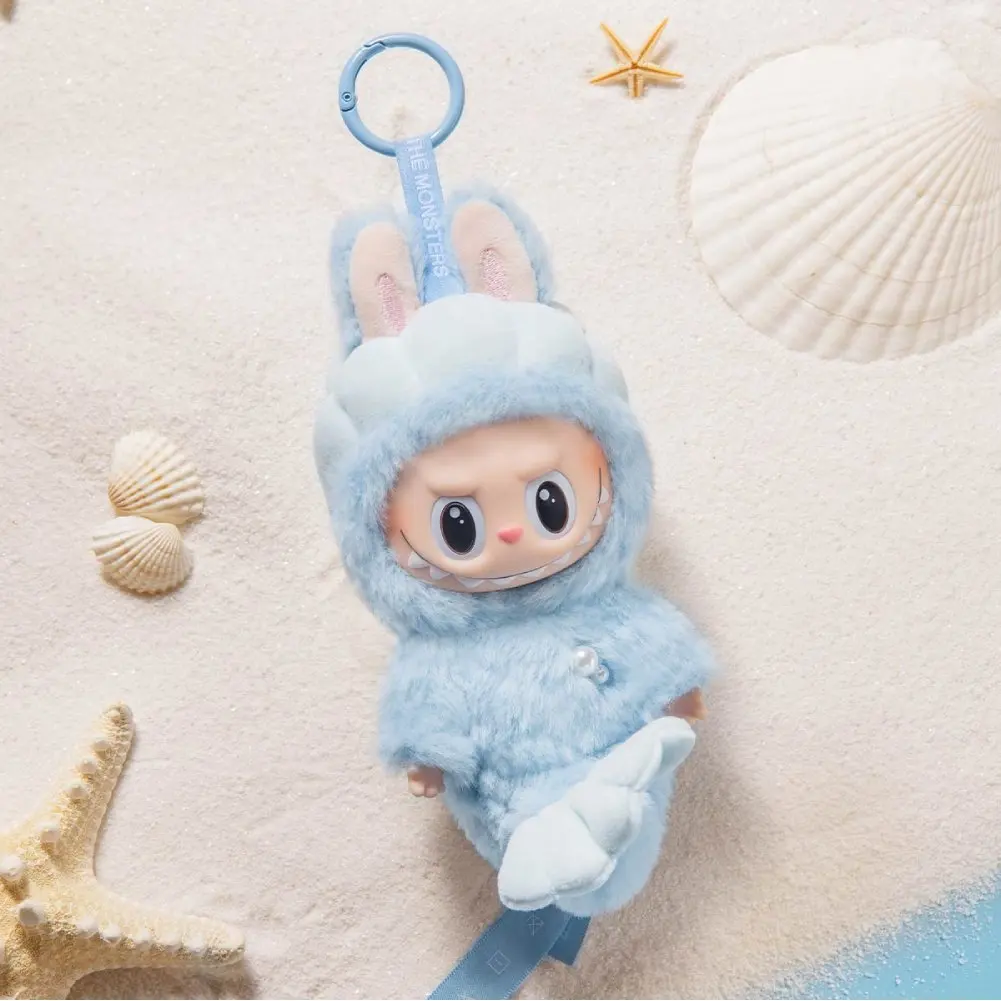 New Labubu Singapore Limited Merlion Mermaid Labubu Vinyl Doll Plush Pendant Hand Gift Box Vinyl Face Cute Plush Doll Gifts