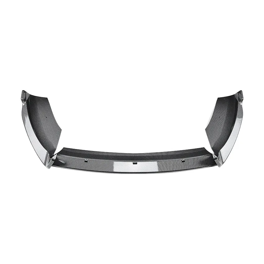 Gloss Black Front Bumper Lip Diffuser Spoiler For Ford Fiesta MK6 ST 2012-2017