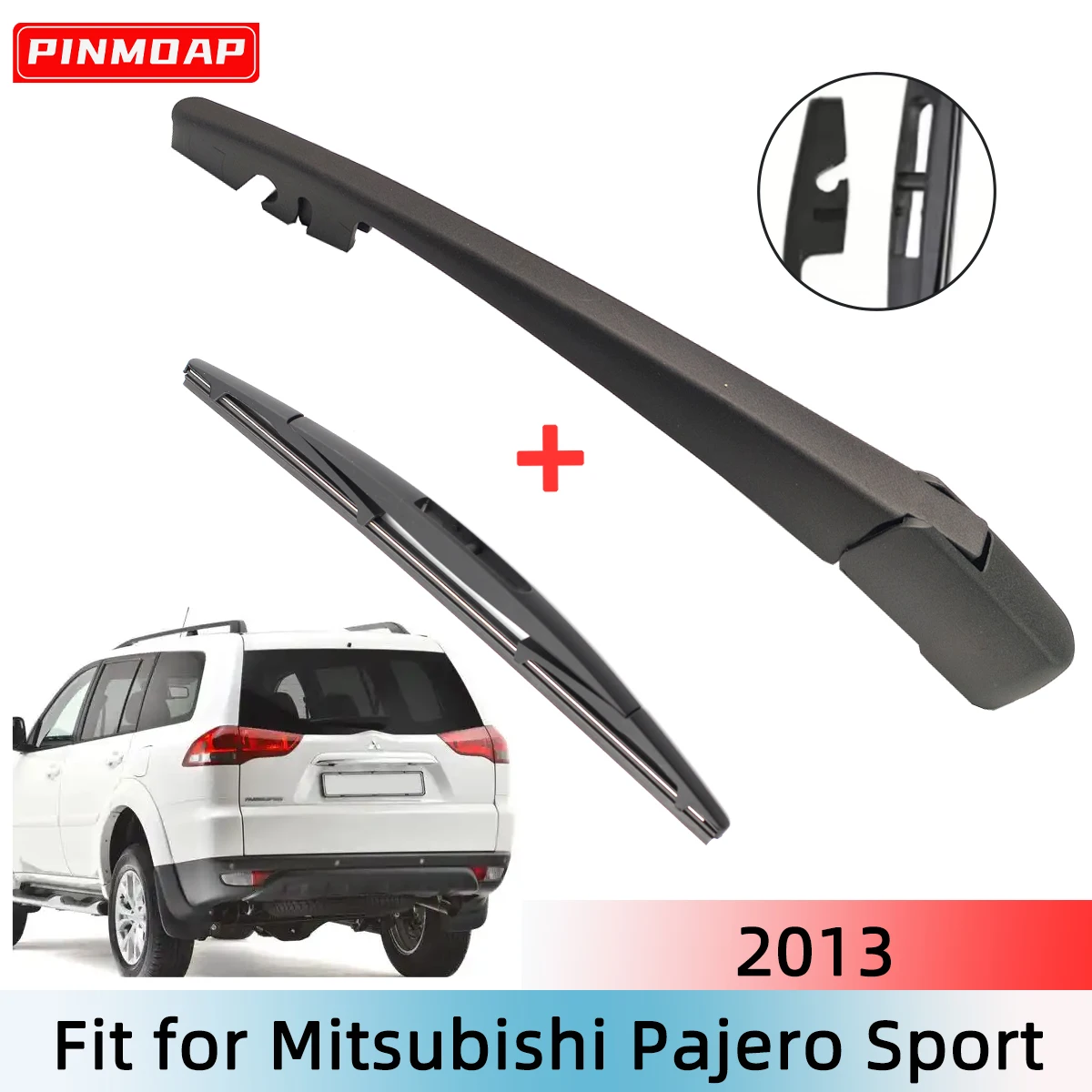 1/2PCS Rear Wiper Blade Wiper Arm Kit For Mitsubishi Pajero Sport 2013 Windshield Windscreen Rear Window