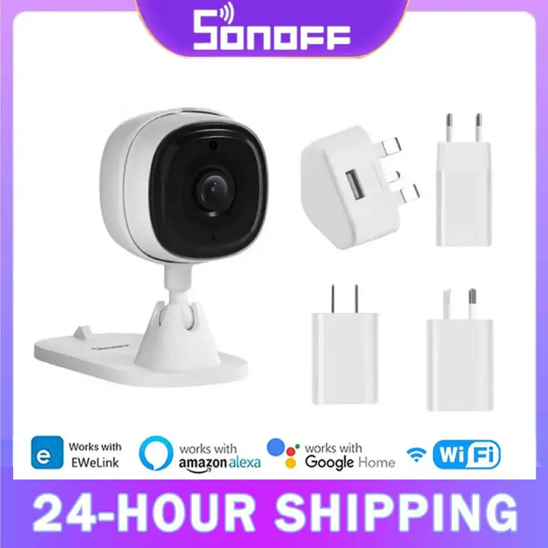 SONOFF CAM Slim WiFi Smart Security Camera 1080P HD Motion Alarm Two-Way Audio Scene Linkage Via EWeLink APP Alexa Google Home