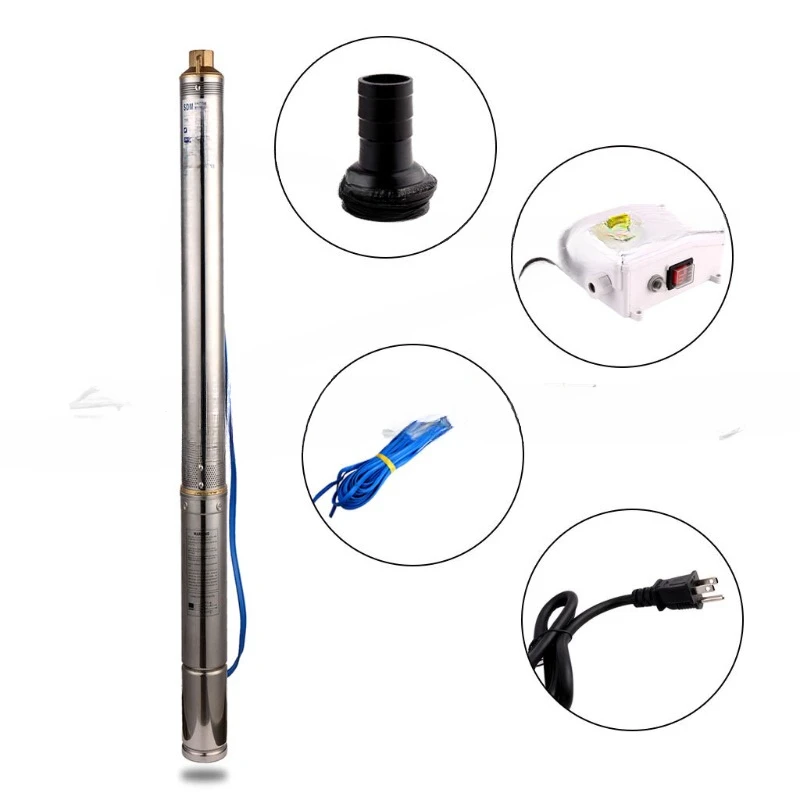 Stainless Steel Submersible Pump 1.0HP American Standard 110V Fire Fighting Pump 3 