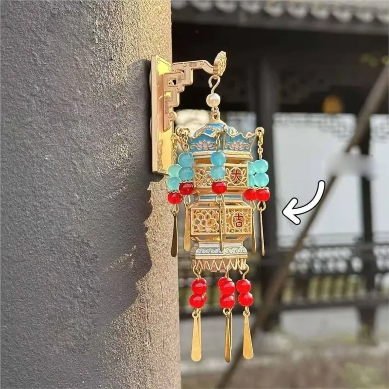 متحف قصر بكين قصر جراند جيدي فانوس الثلاجة العصي فانوس متوهجة السياحة مغناطيس الثلاجة الصينية ZG437 #5