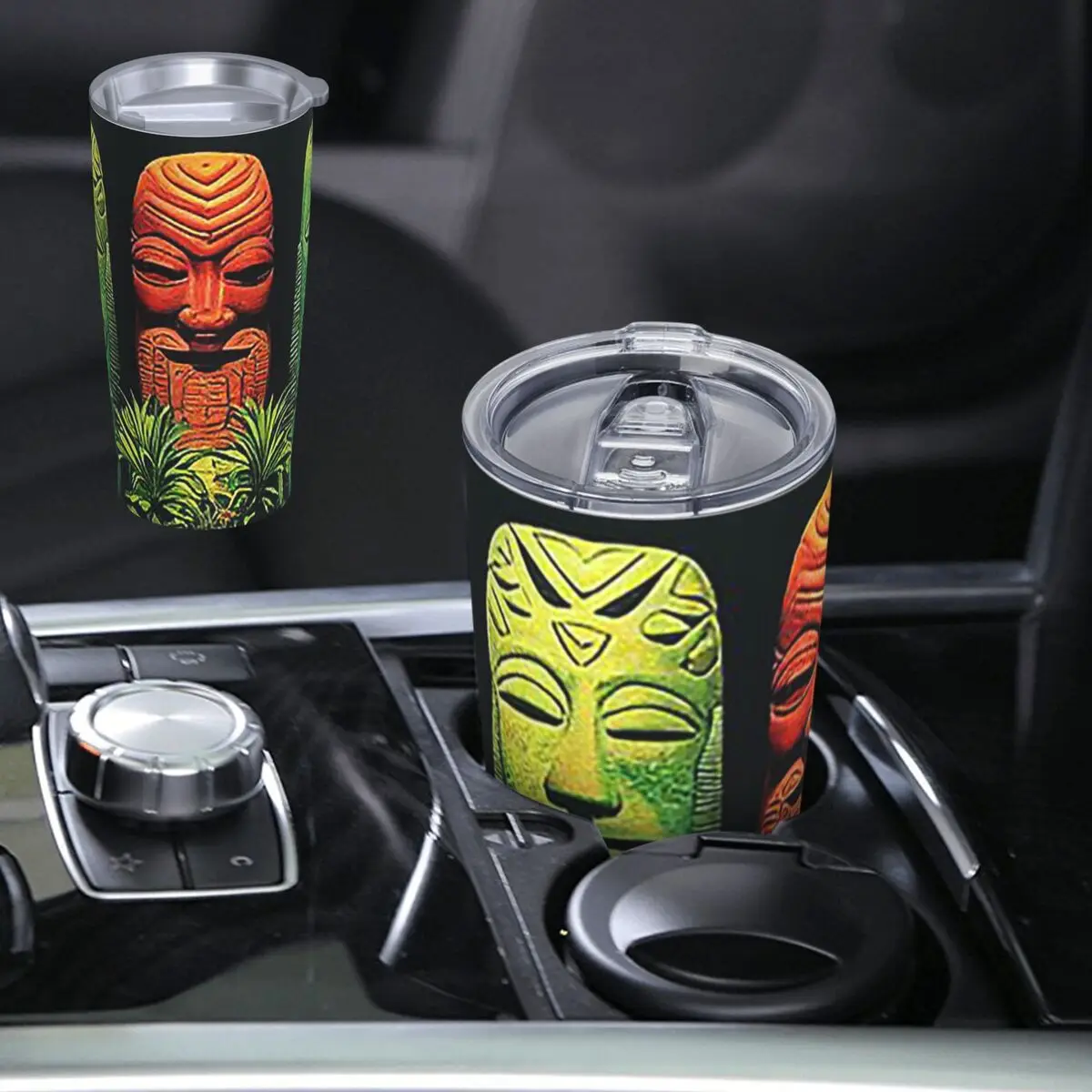 Garden Of Tikis Tiki Mask Stainless Steel Tumbler Vacuum Insulated Mug Thermal Cold Cups Straw With Lid 20oz