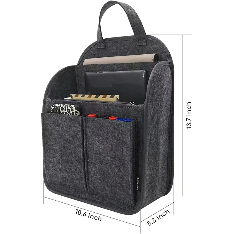 EverToner New Backpack Felt Insert Bag Large Capacity Bag In The Bag Backpack Inner Bag