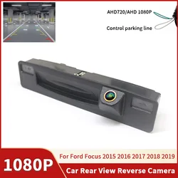 AHD 1080P Golden lens Car Rear View Reverse Camera For Ford Focus 2015 2016 2017 2018 2019 Waterproof Backup Camera