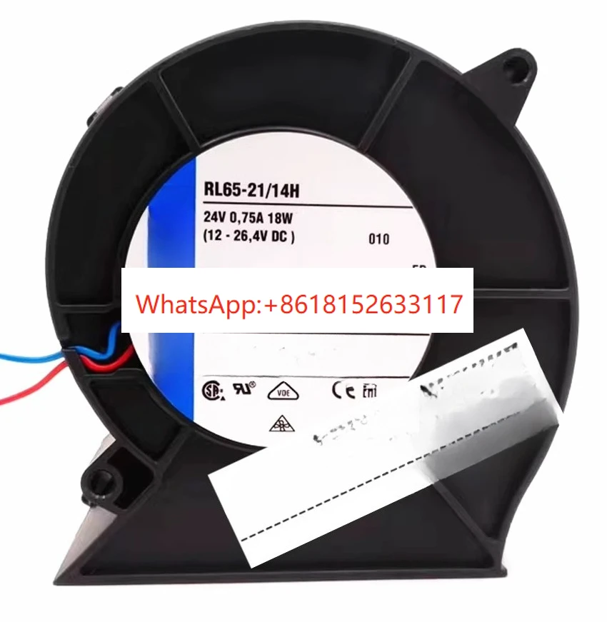 منفاخ RL65-21/14H 24V 18W جديد، محول التردد، مروحة تبريد توربينية #1
