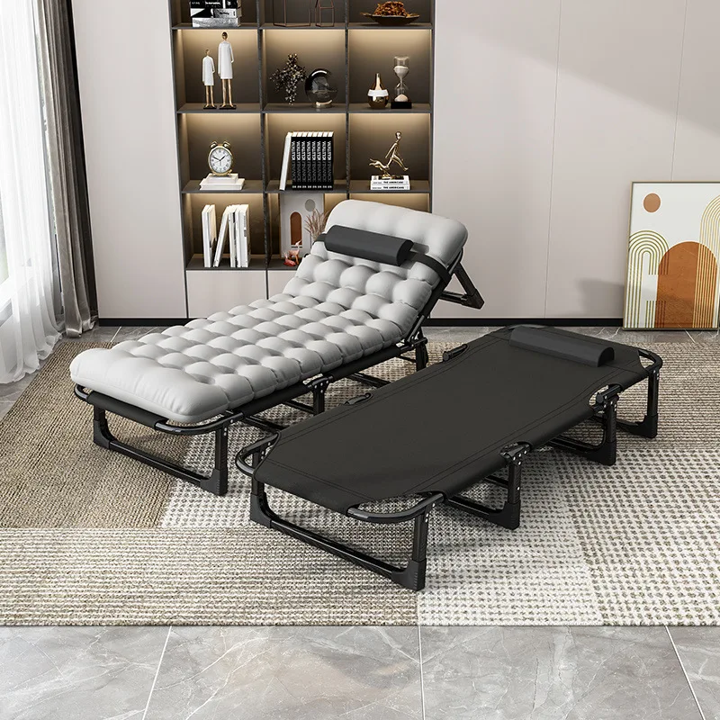 Single lunch break portable folding bed office dormitory lazy sofa construction site