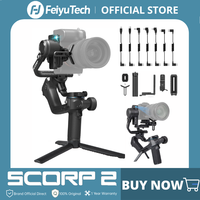 FeiyuTech SCORP 2[Official]Camera Gimbal Stabilizer Built-in AI Tracker Upgrade Joystick Touch Screen for Mirrorless DSLR Camera