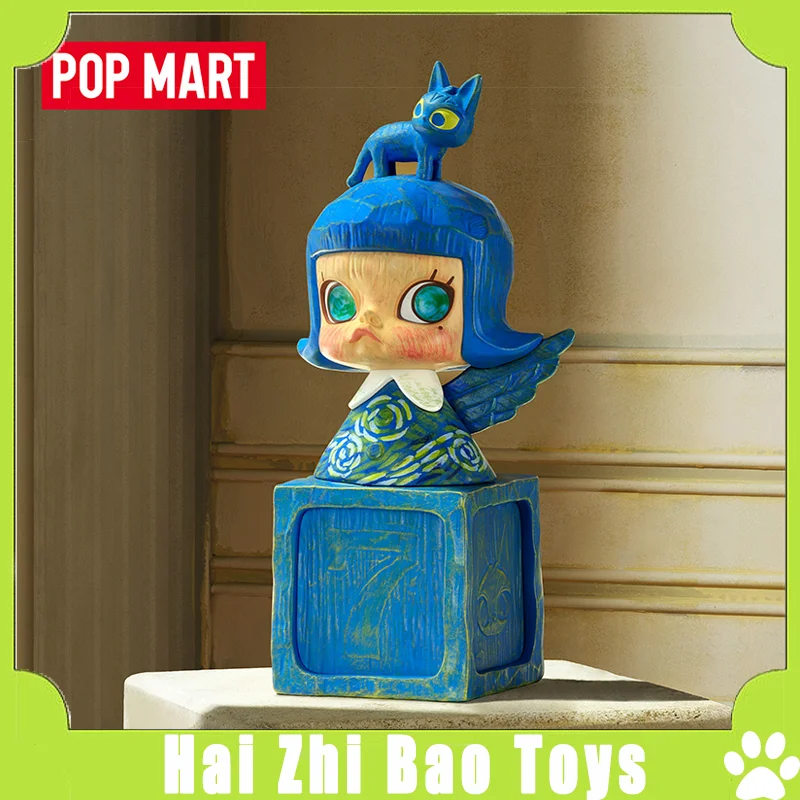 POPMART MOLLY Anniversary Sculpture Classic Return 2 Series Handheld Blind Box Gift Desktop Ornament Children's Toy Gift