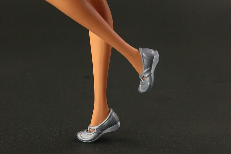 RUHERW 10 زوج/الوحدة موضة أحذية الرقص الرمادي لدمية أنثى 30 سنتيمتر جديدة عالية الجودة 1/6 إكسسوارات دمي 3 ألوان لتختار