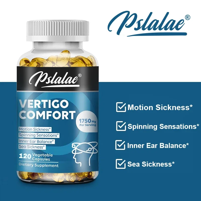 Vertigo Relief Capsules 1750mg Aids Inner Ear Balance, Relieves Tinnitus, Vertigo and Migraines Supplement - Image 3