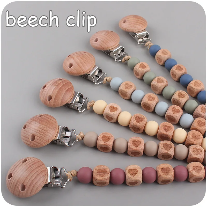 Baby Pacifier Clip Anti-lost Chain Dummy Clip Nipple Holder Toddler Infant Feeding Soother Pacifiers Chains newborn things