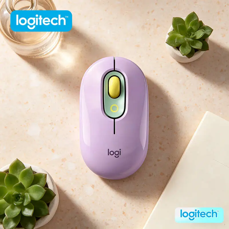Logitech M350POP/M350 Wireless Mouse 10m Link Range Quiet Ru